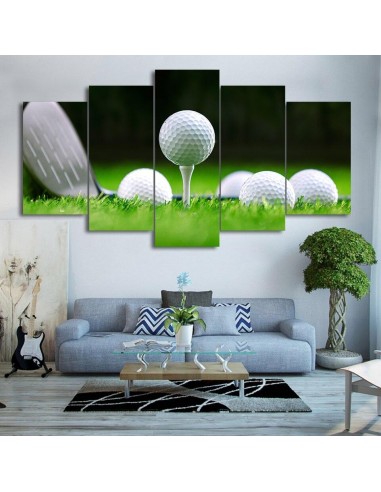 Tableau Golf, sur le green ouvre sa boutique