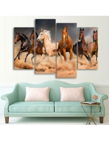 Tableau Chevaux sauvages suggérées chez